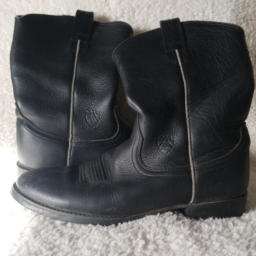 Ariat Heritage Black Roper Boots Style#14501